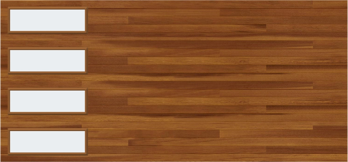 15x7 Window - Cedar Left - Frosted