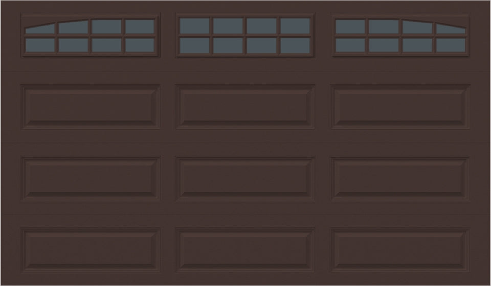 12x7 - Arched Stockton Long - Tinted With glass Long - Brown