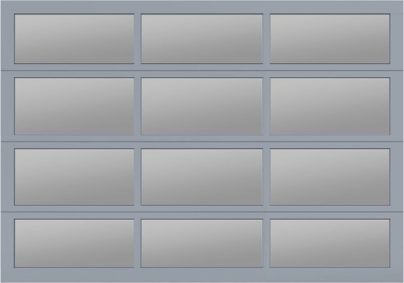 10'x7' Window - Aluminum - Clear Anodized - White Laminate