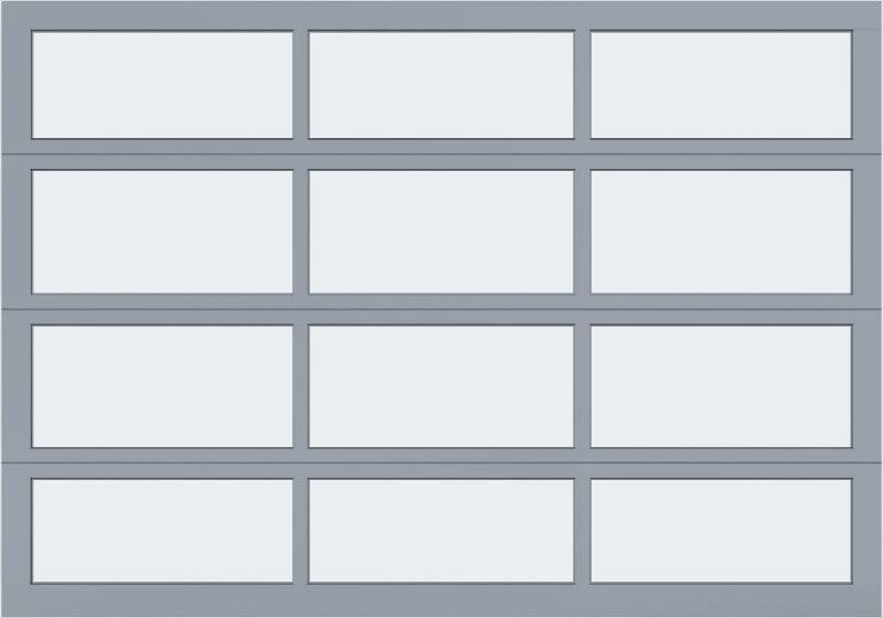 10'x7' Window - Aluminum - Anodized - Frosted