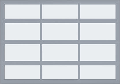 10'x7' Window - Aluminum - Anodized - Frosted