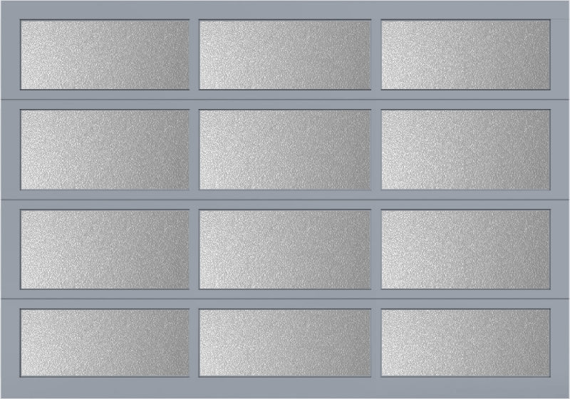 10'x7' Window - Aluminum - Anodized - Obscure