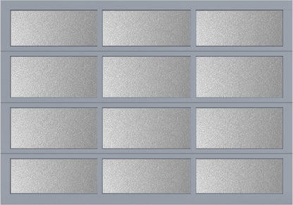 10'x7' Window - Aluminum - Anodized - Obscure