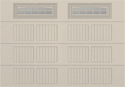 10x7 -  Cascade Short - Clear  With glass - Almond