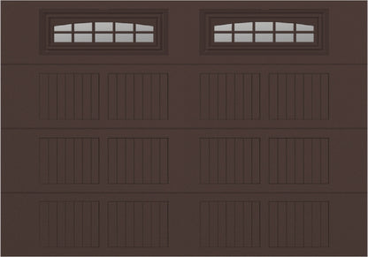 10x7 -  Cascade Short - Clear  With glass - Brown