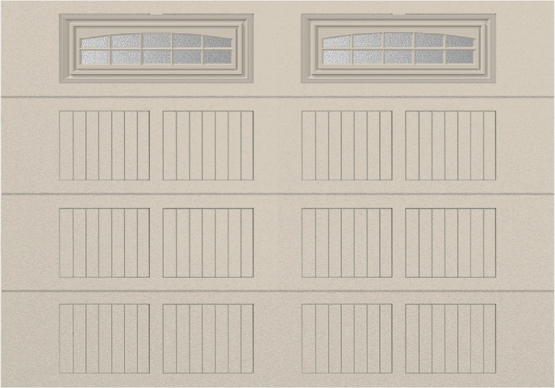 10x7 - Cascade - Obscure With glass - Almond