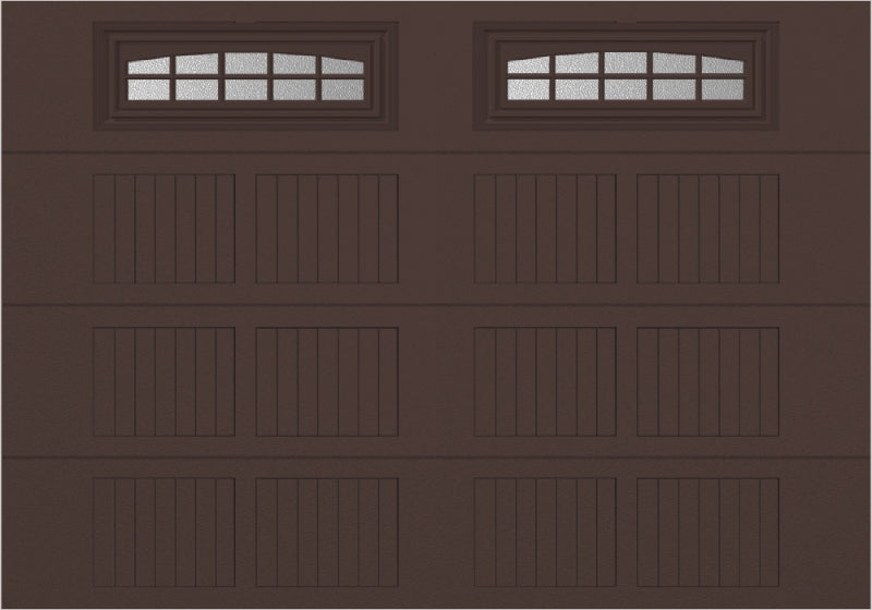 10x7 -  Cascade - Obscure With glass - Brown