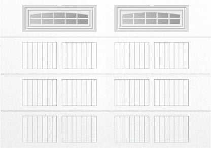 10x7 -  Cascade - Obscure With glass - White