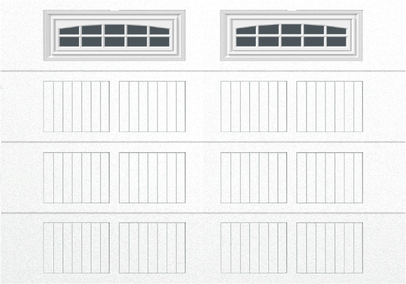 10x7 -  Cascade - Tinted - With glass - White