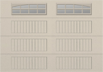 10x7 - Arched Stockton Long - Clear  With glass Long - Almond