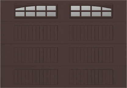 10x7 -  Arched Stockton Long - Clear  With glass Long - Brown