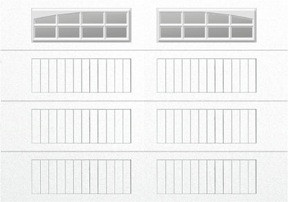 10x7 -  Arched Stockton Long - Clear  With glass Long - White