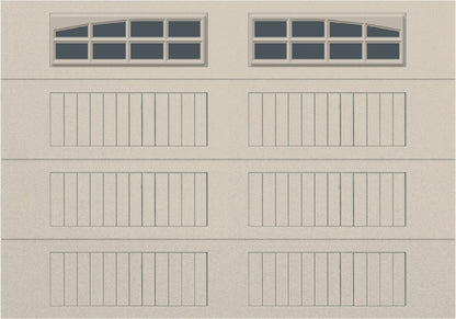 10x7 - Arched Stockton Long - Tinted With glass Long - Almond