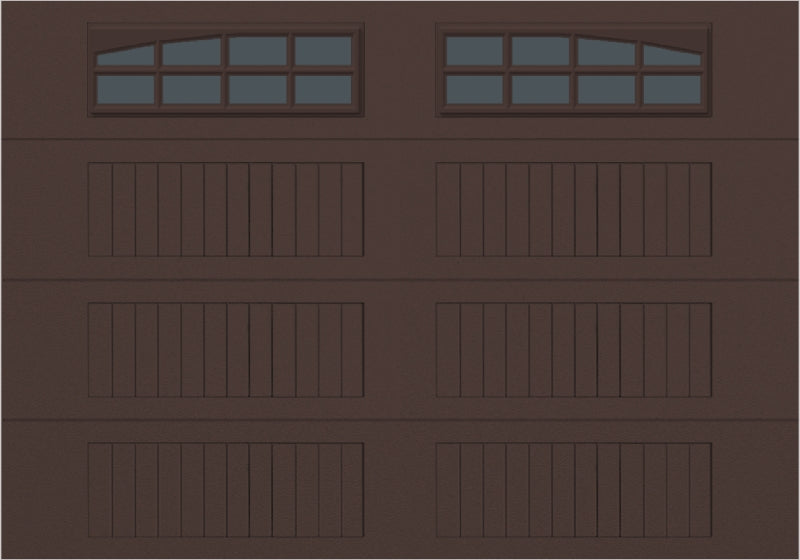 10x7 - Arched Stockton Long - Tinted With glass Long - Brown