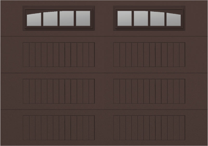 10x7 -  Long with glass Arched Stockbridge Long - Clear  With glass Long - Brown