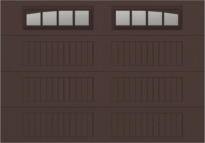 10x7 -  Long with glass Arched Stockbridge Long - Clear  With glass Long - Brown