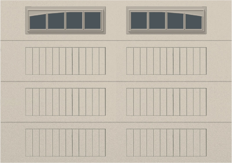 10x7 - Arched Stockbridge Long - Tinted With glass Long - Almond