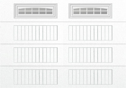 10x7 -  Cascade - Clear  With glass Long - White