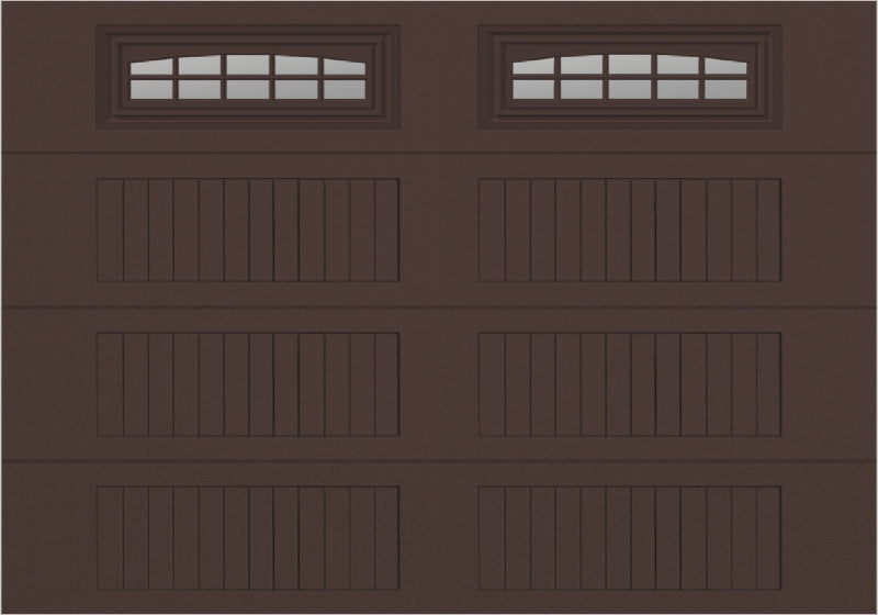 10x7 -  Cascade - Clear  With glass Long - Brown