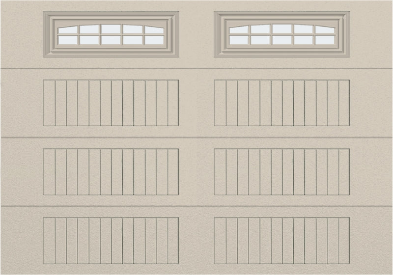 10x7 - Cascade - Frosted  With glass Long - Almond