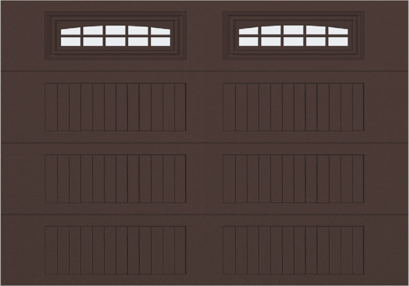 10x7 -  Cascade - Frosted  With glass Long - Brown