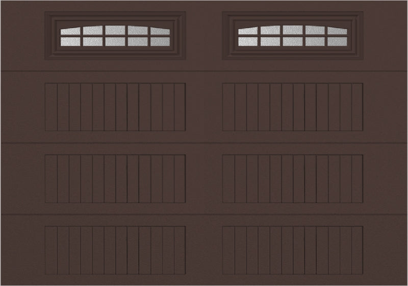 10x7 -  Cascade - Obscure  With glass Long - Brown