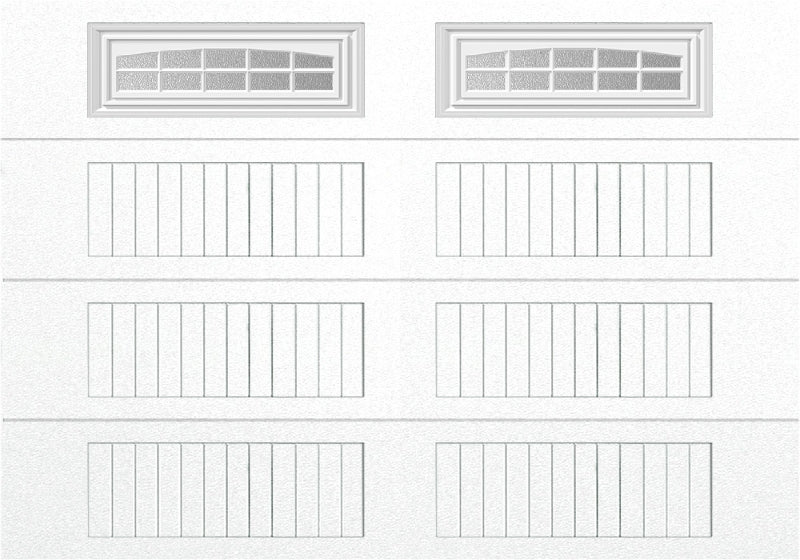 10x7 -  Cascade - Obscure  With glass Long - White