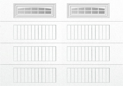 10x7 -  Cascade - Obscure  With glass Long - White