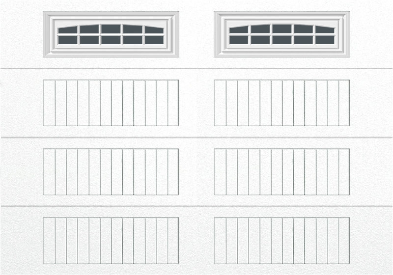 10x7 -  Cascade - Tinted  With glass Long - White
