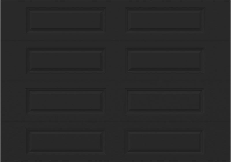 10x7 - No glass Long - Black