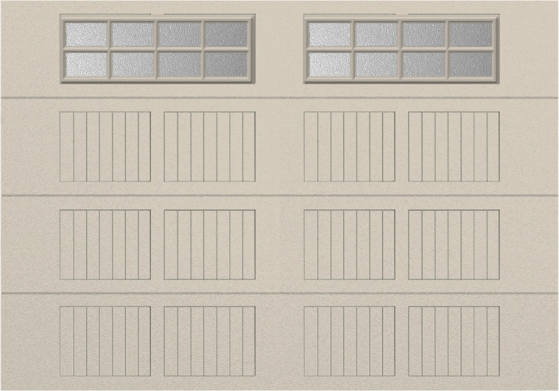 10x7 -  Obscure- Stockton With glass - Almond.