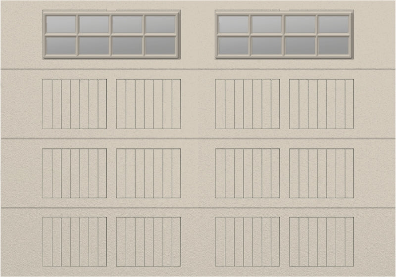 10x7 - Clear -  Stockton With glass Long Short - Almond