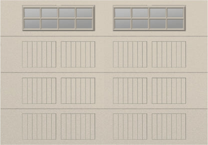 10x7 - Clear -  Stockton With glass Long Short - Almond