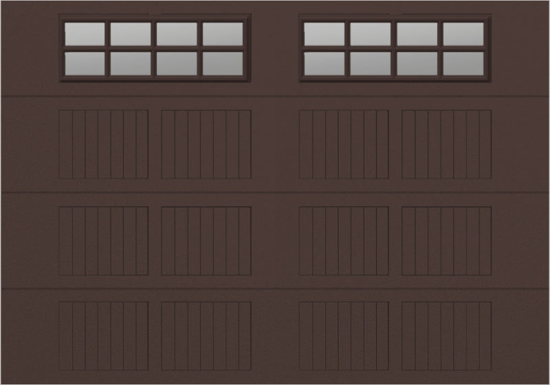 10x7 - Clear -  Stockton With glass Short - Brown