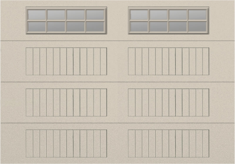 10x7 - Clear -  Stockton With glass Long Long - Almond