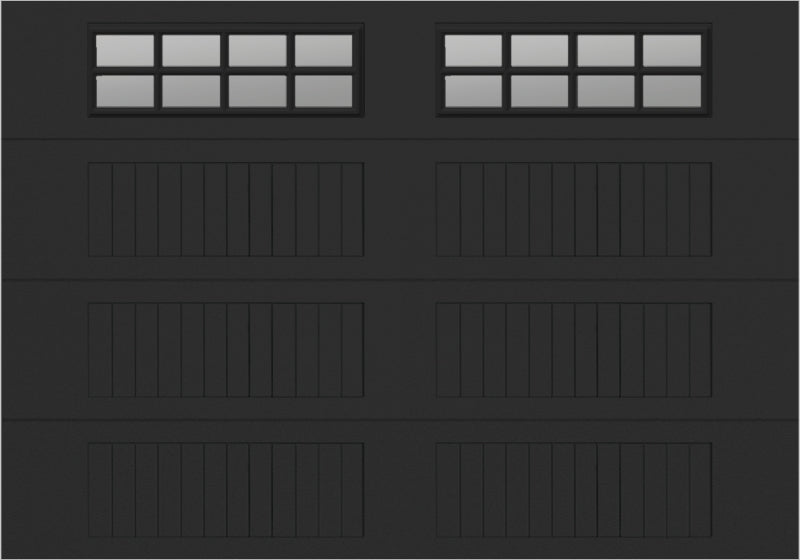 10x7 - Clear -  Stockton With glass Long - Black