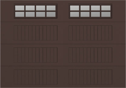 10x7 - Clear -  Stockton With glass Long - Brown