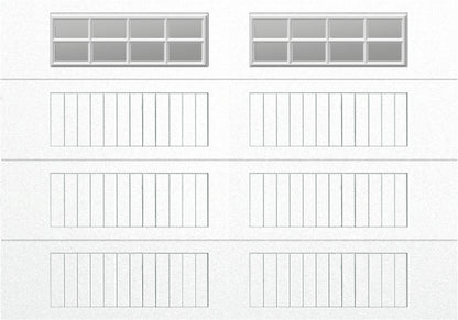 10x7 - Clear -  Stockton With glass Long - White