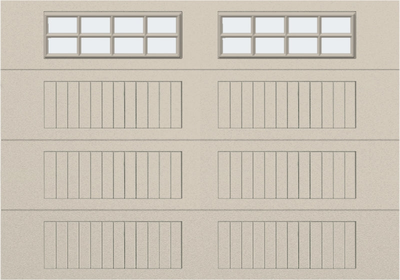 10x7 - Frosted - Long - Stockton With glass Long - Almond.