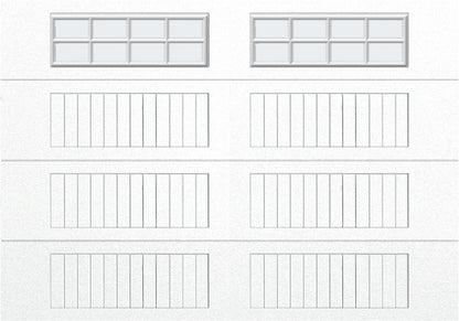 10x7 - Frosted -  Long -Stockton With glass Long - White