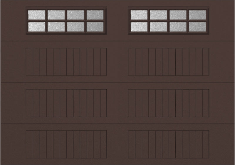 10x7 -  Obscure- Stockton With glass Long - Brown