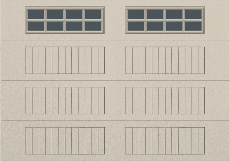 10x7 -  Tinted - Long Stockton With glass - Almond