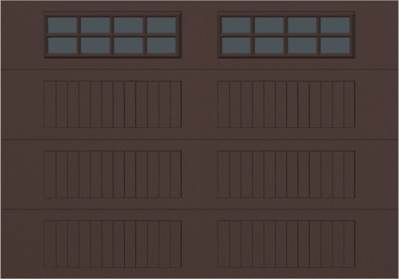 10x7 -  Tinted - Long Stockton With glass - Brown