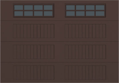 10x7 -  Tinted - Long Stockton With glass - Brown