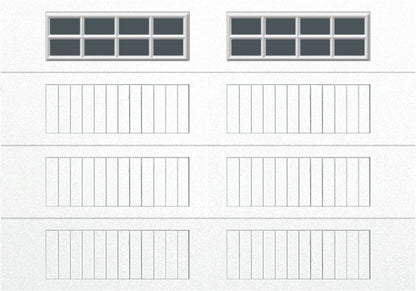 10x7 -  Tinted - Long Stockton With glass - White