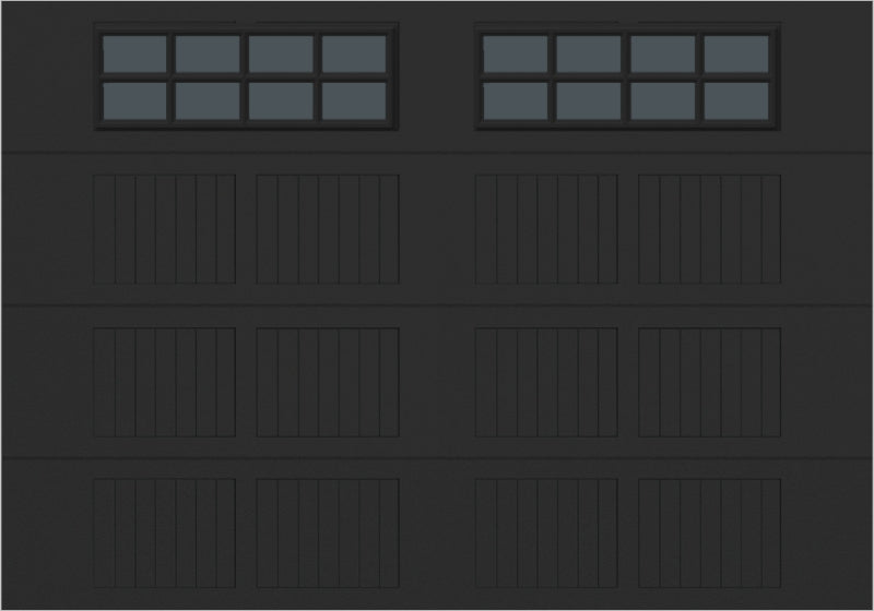 10x7 -  Tinted- Stockton With glass - Black