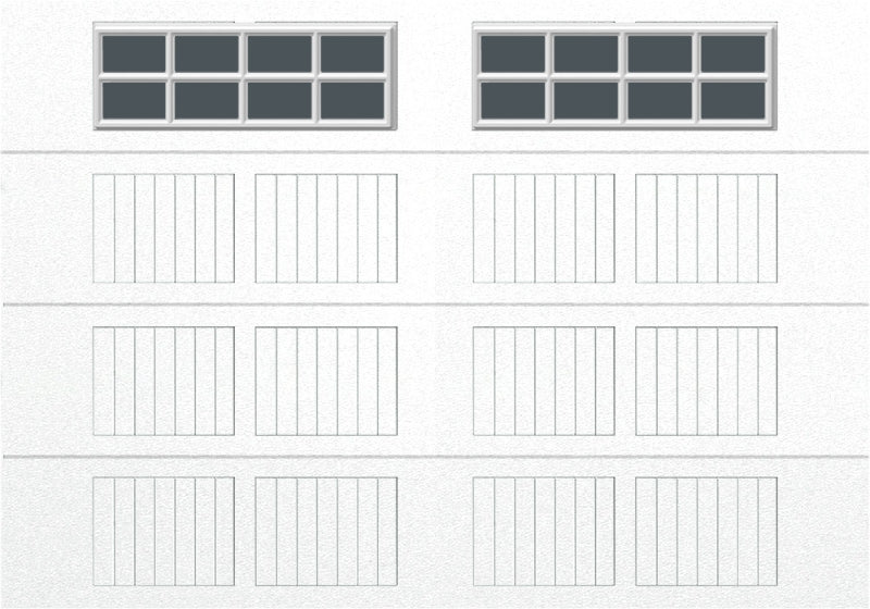 10x7 -  Tinted- Stockton With glass - White