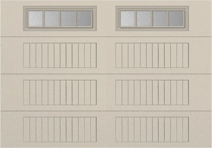 10x7 - Straight Stockbridge Long - Obscure With glass Long - Almond