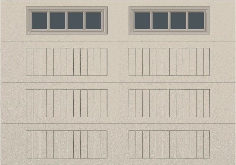 10x7 - Straight Stockbridge Long - Tinted   With glass Long - Almond