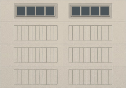 10x7 - Straight Stockbridge Long - Tinted   With glass Long - Almond